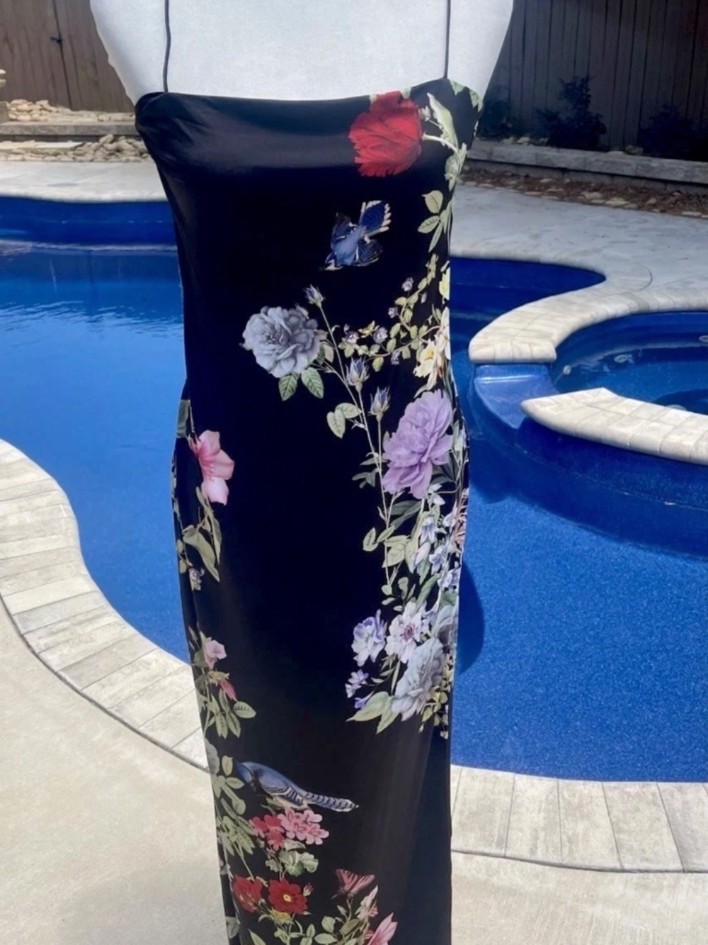 Alice + Olivia Fifi Maxi Dress In Venus Floral Sz 8 NWT $550 - Picture 4 of 13